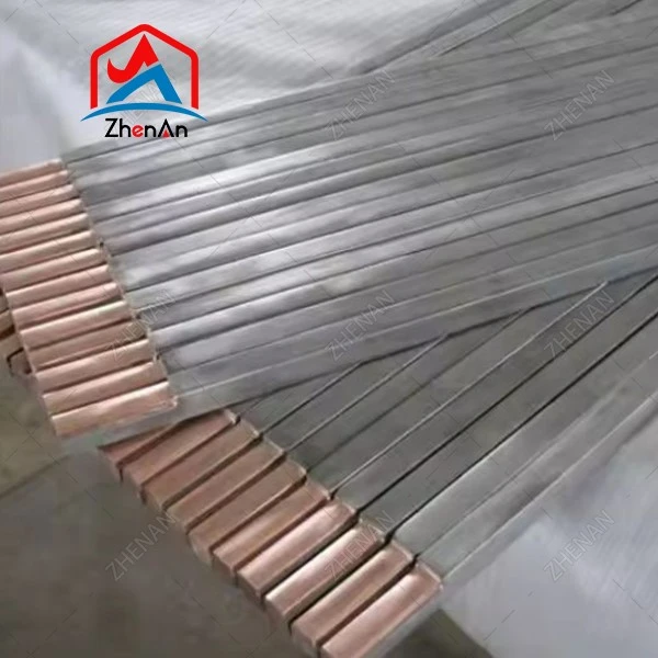titanium clad copper copper bar